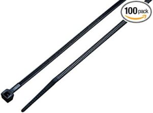 PBI 7" Cable Tie Black (Bag of 100)