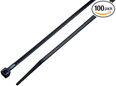 PBI 7" Cable Tie Black (Bag of 100)