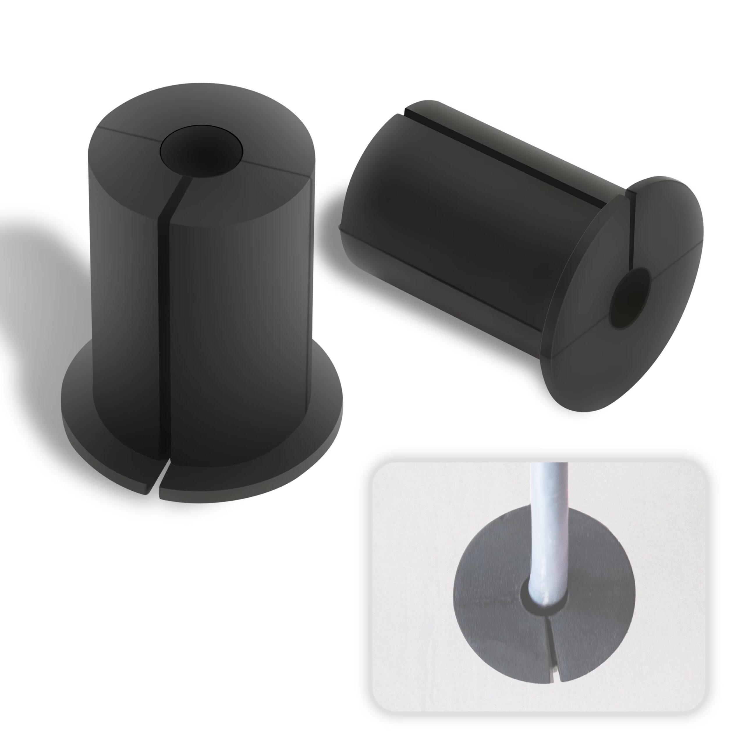 Starlink silicone cable grommet for a 1" hole